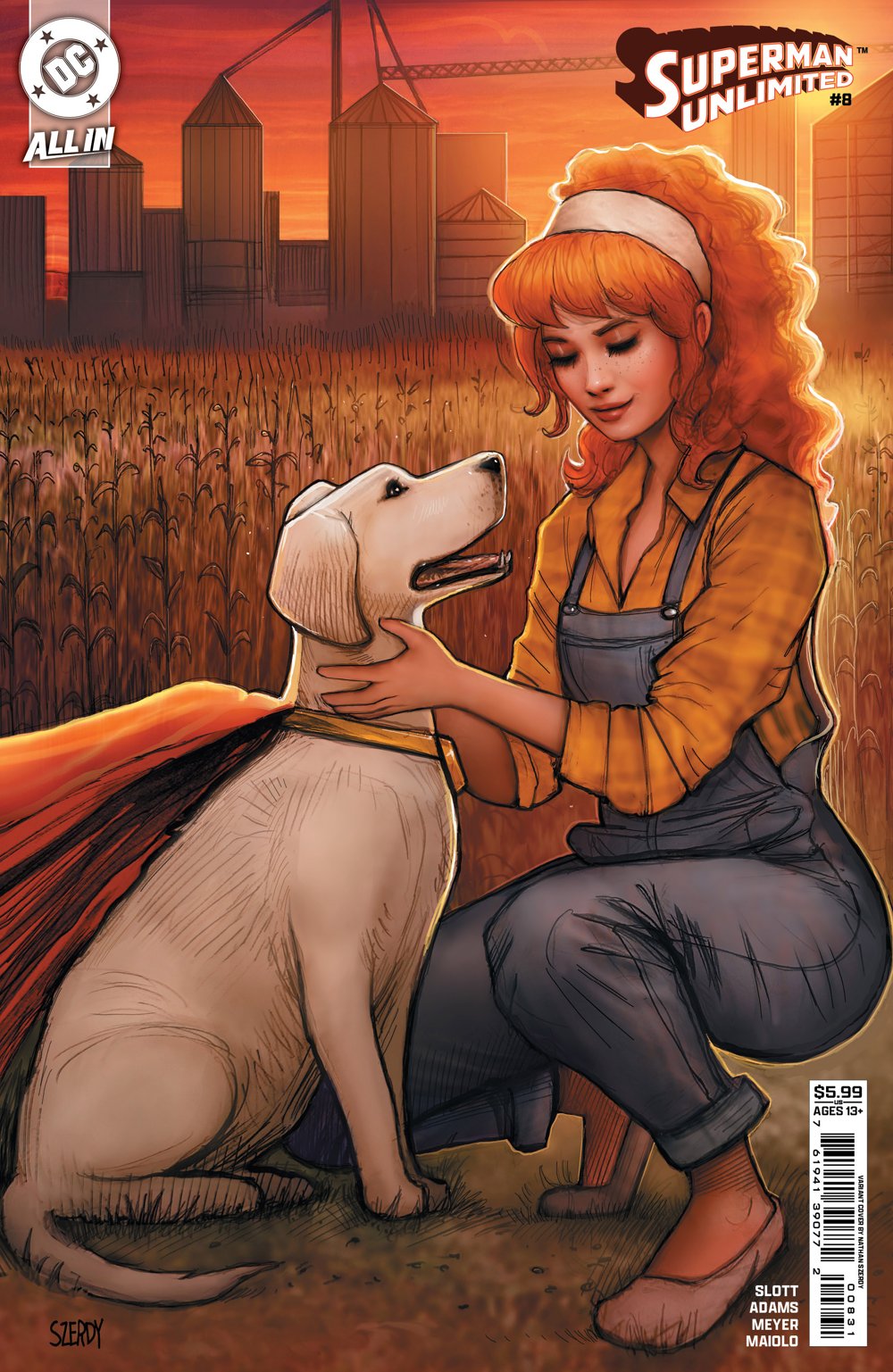 Superman Unlimited #8 (Cover C Nathan Szerdy Card Stock Variant)