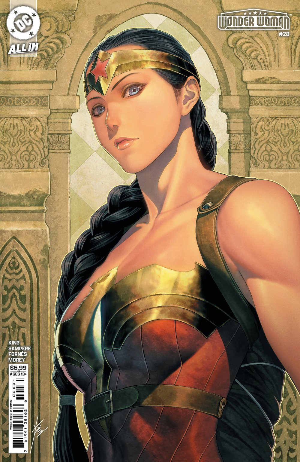 Wonder Woman #28 (Cover C Homare Card Stock Variant)