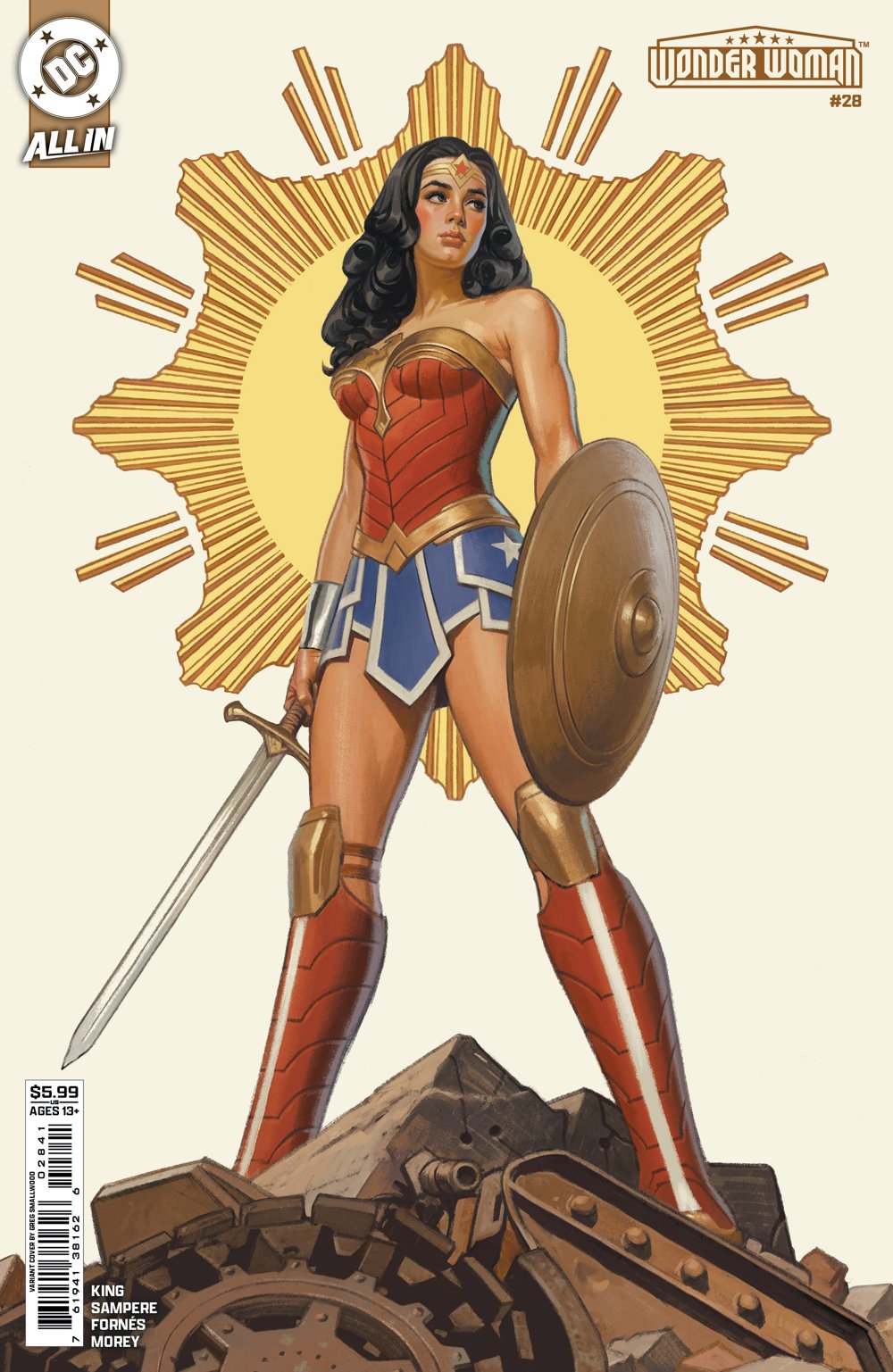 Wonder Woman #28 (Cover D Greg Smallwood Card Stock Variant)