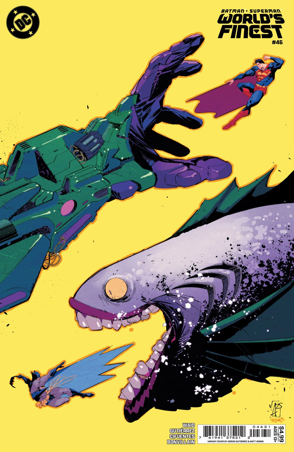 Batman Superman World's Finest #46 (Cover C Adrian Gutierrez Card Stock Variant)