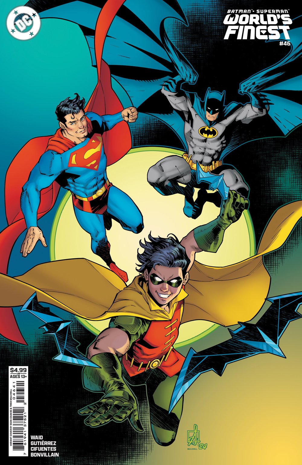 Batman Superman World's Finest #46 (Cover D Sean Izaakse Card Stock Variant)