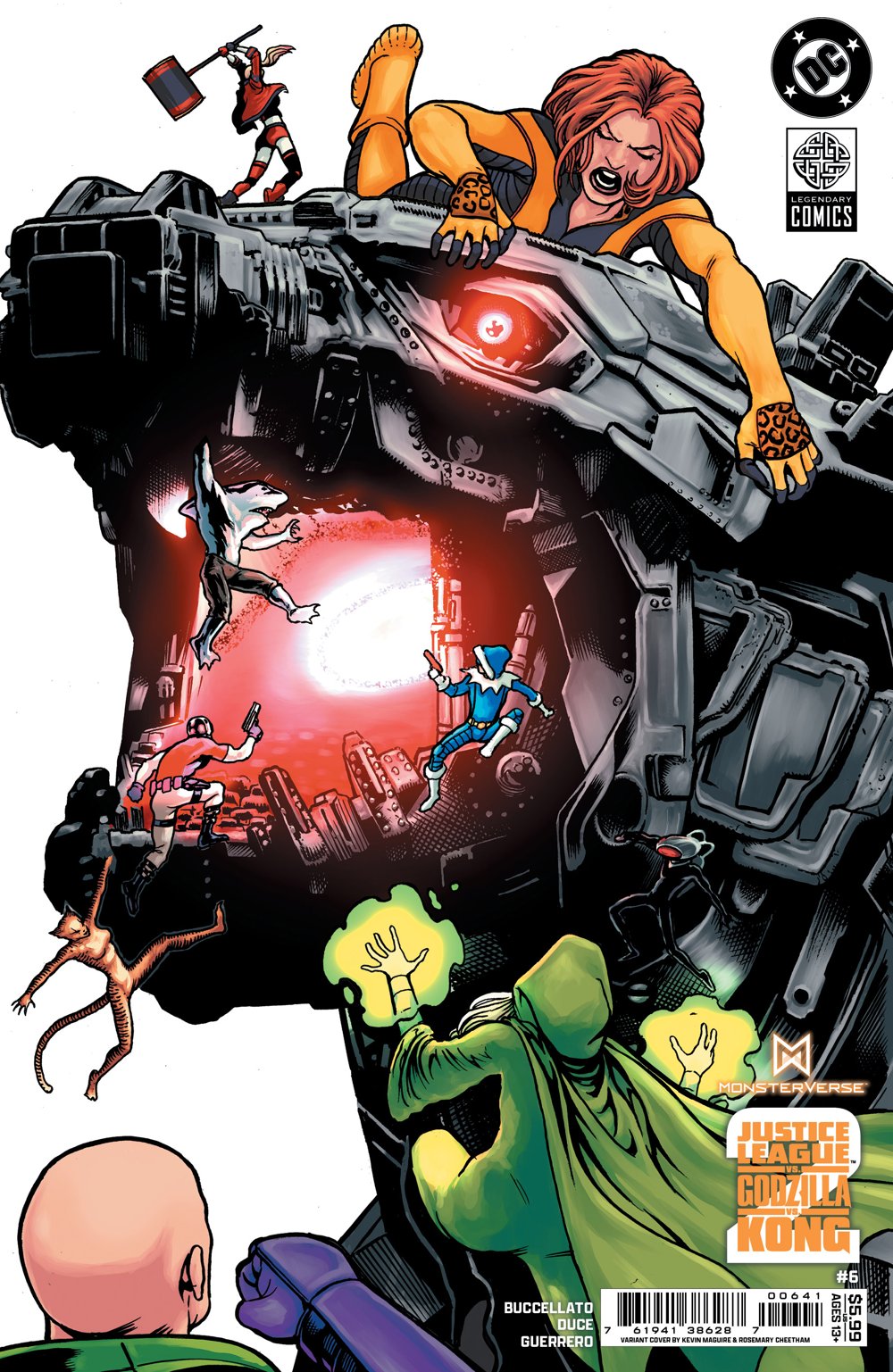 Justice League Vs. Godzilla Vs. Kong 2 #6 (Of 7)(Cover D Kevin Maguire Card Stock Variant)