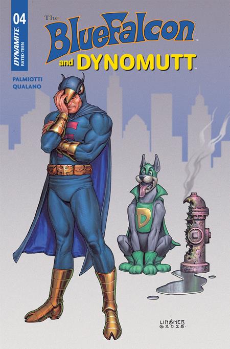 Blue Falcon And Dynomutt #4 (Cover C Joseph Michael Linsner)
