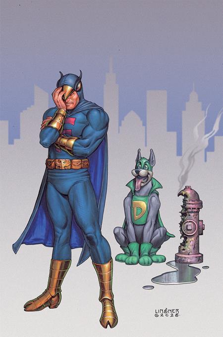 Blue Falcon And Dynomutt #4 (Cover G Joseph Michael Linsner Full Art Variant)