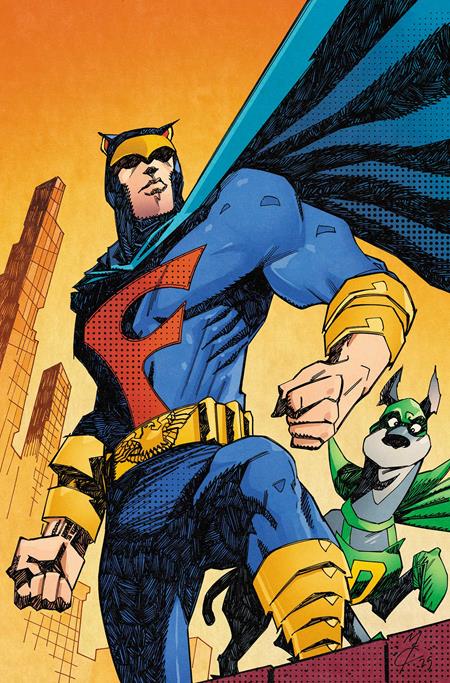 Blue Falcon And Dynomutt #4 (Cover H John McCrea Full Art Variant)