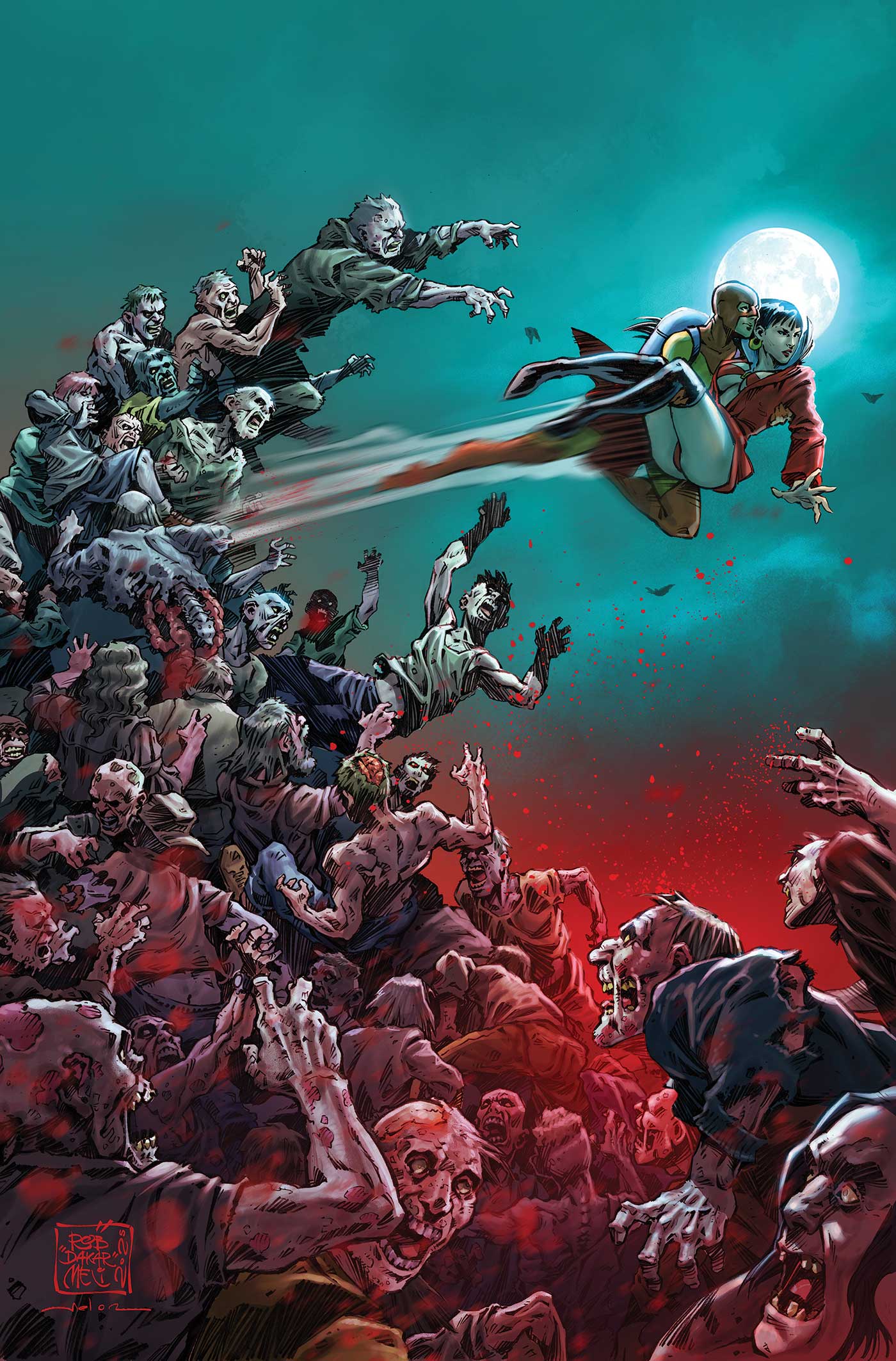 DIE!Namite Blood Red #3 (Cover G Roberto Meli Full Art Variant)