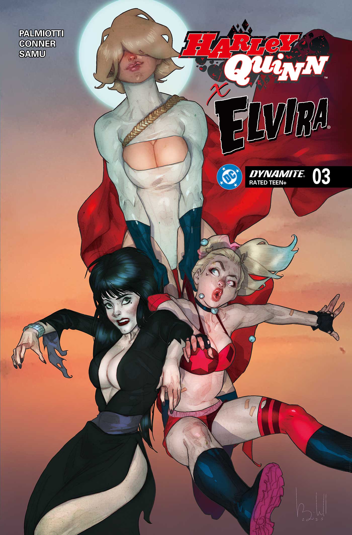 Harley Quinn x Elvira #3 (Cover D Ben Caldwell)