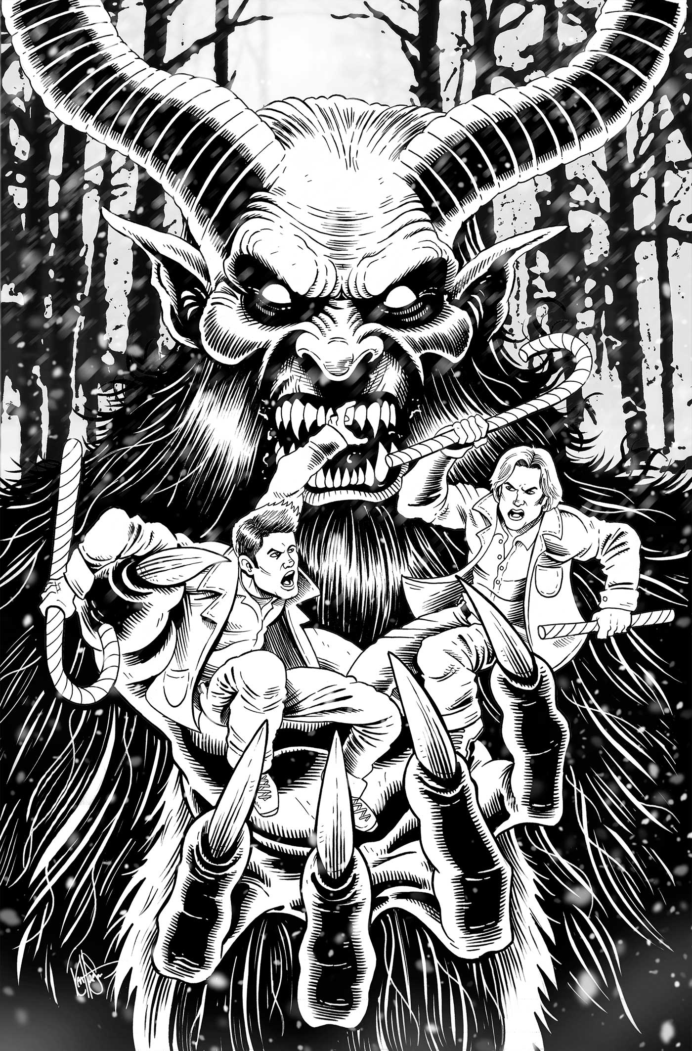 Supernatural #3 (Cover M Ken Haeser Line Art Full Art Variant)