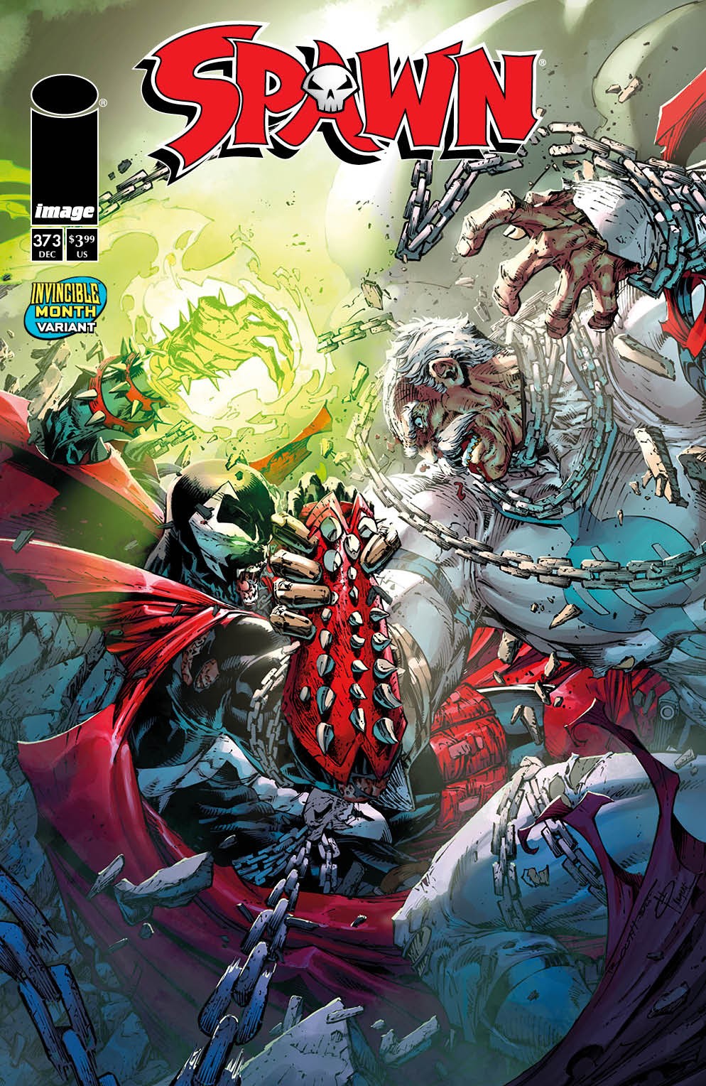 Spawn #373 (Cover C Brett Booth Invincible Team-Up Variant)