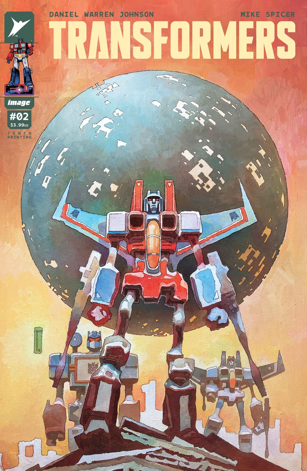 Transformers #2 (10th Printing Cover G Toni Fejzula)