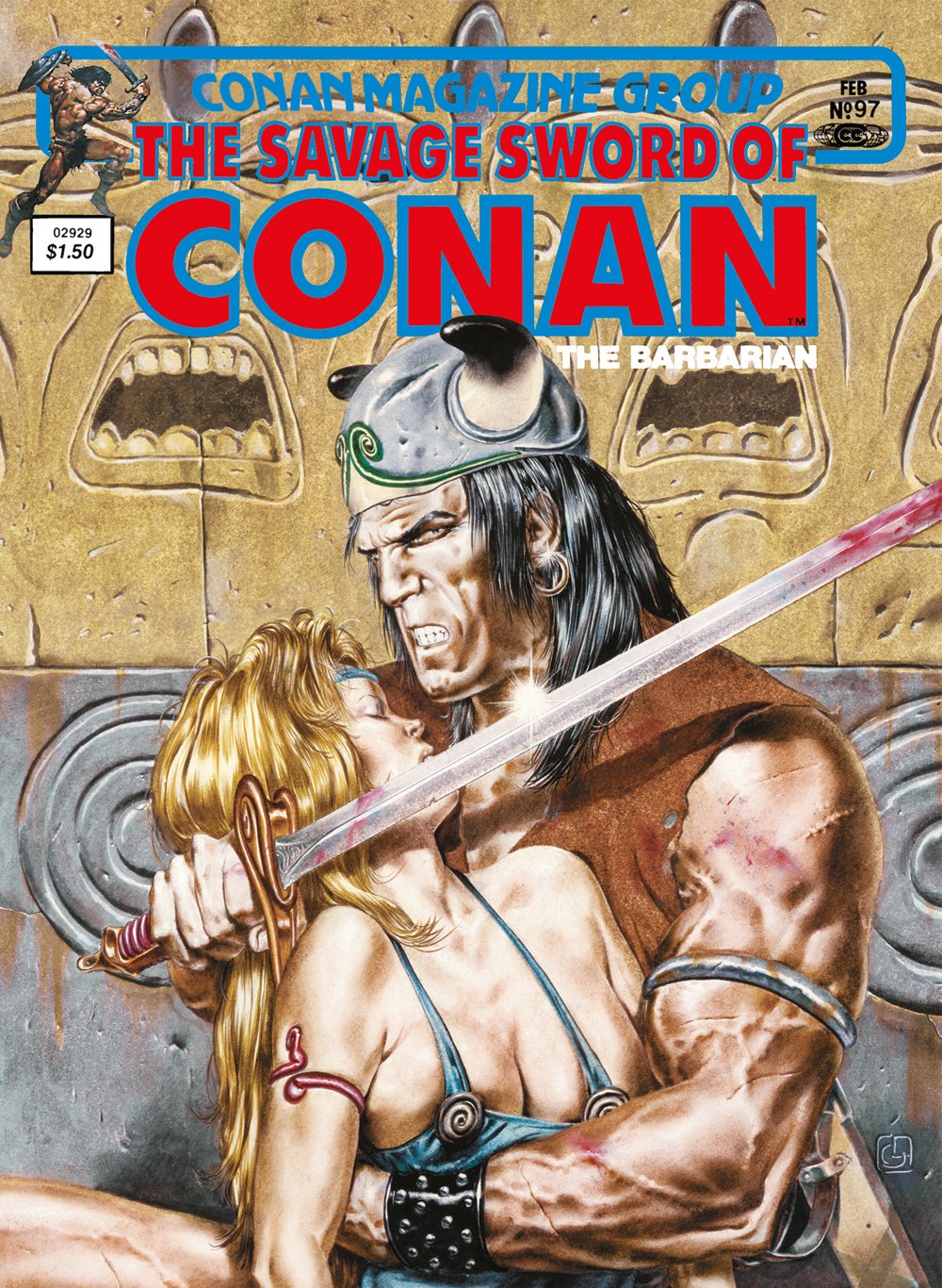 Savage Sword Of Conan The Original Comics Omnibus Volume 7 HC (Cover B Tanino Liberatore Direct Market Variant)