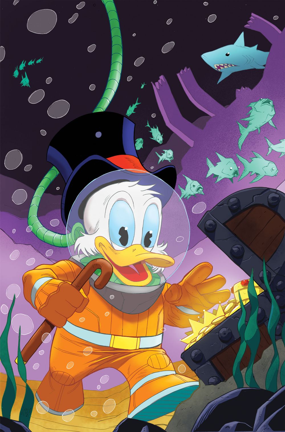 DuckTales #11 (Cover G Drew Moss Full Art Variant)
