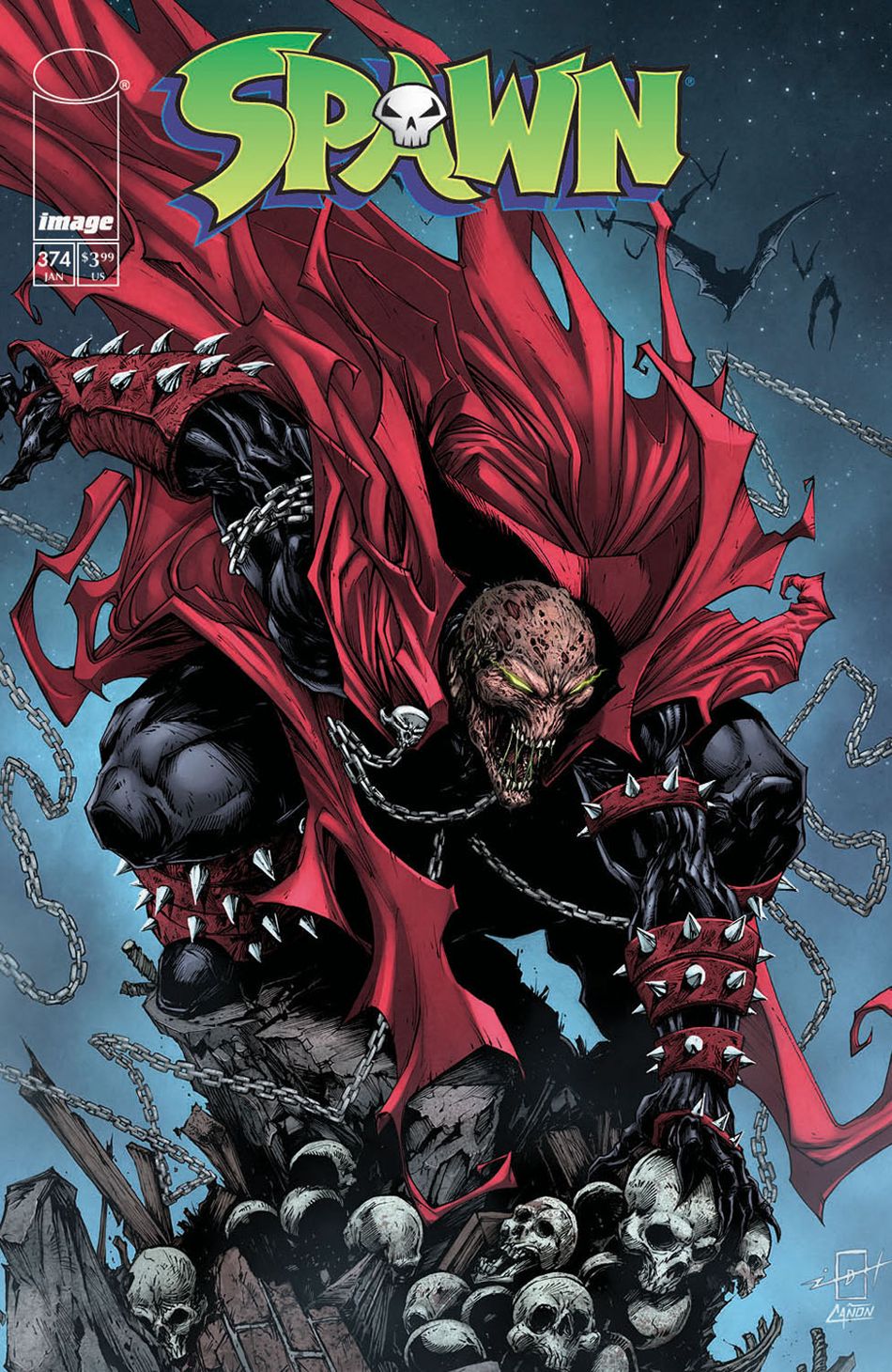 Spawn #374 (Cover B Jonathan Uribe)