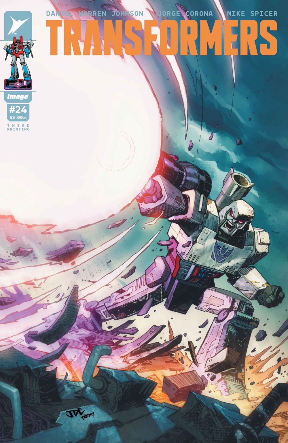 Transformers #24 (3rd Printing Cover A Joshua Cassara & Romulo Fajardo Jr.)