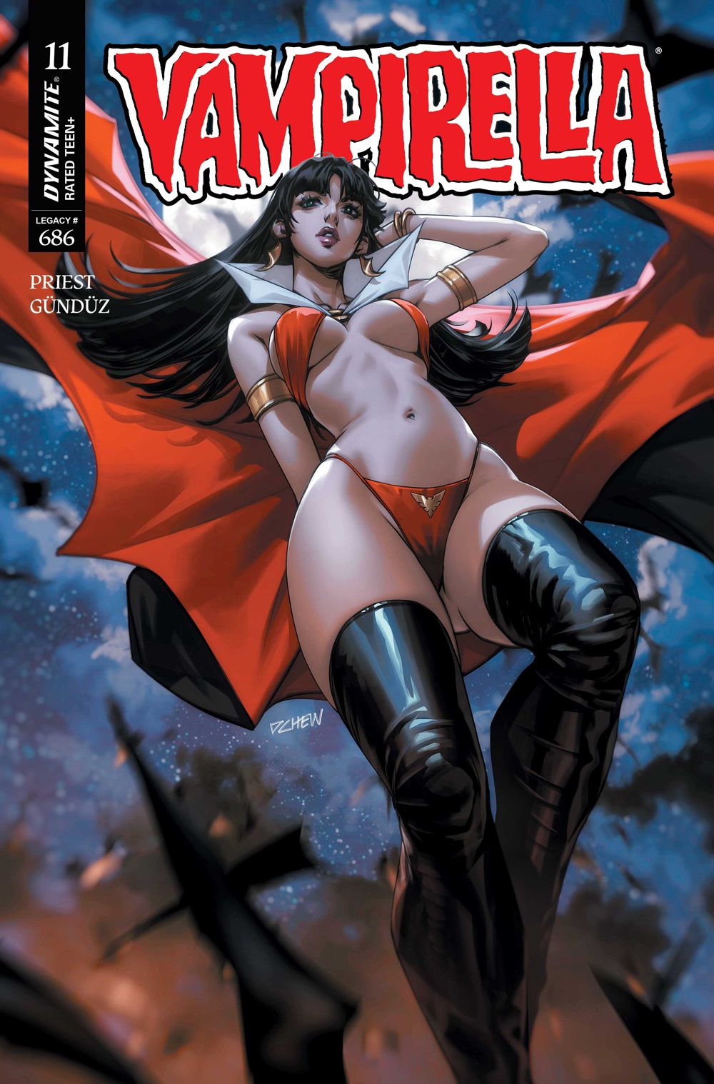 Vampirella Volume 7 #11 (Cover B Derrick Chew)