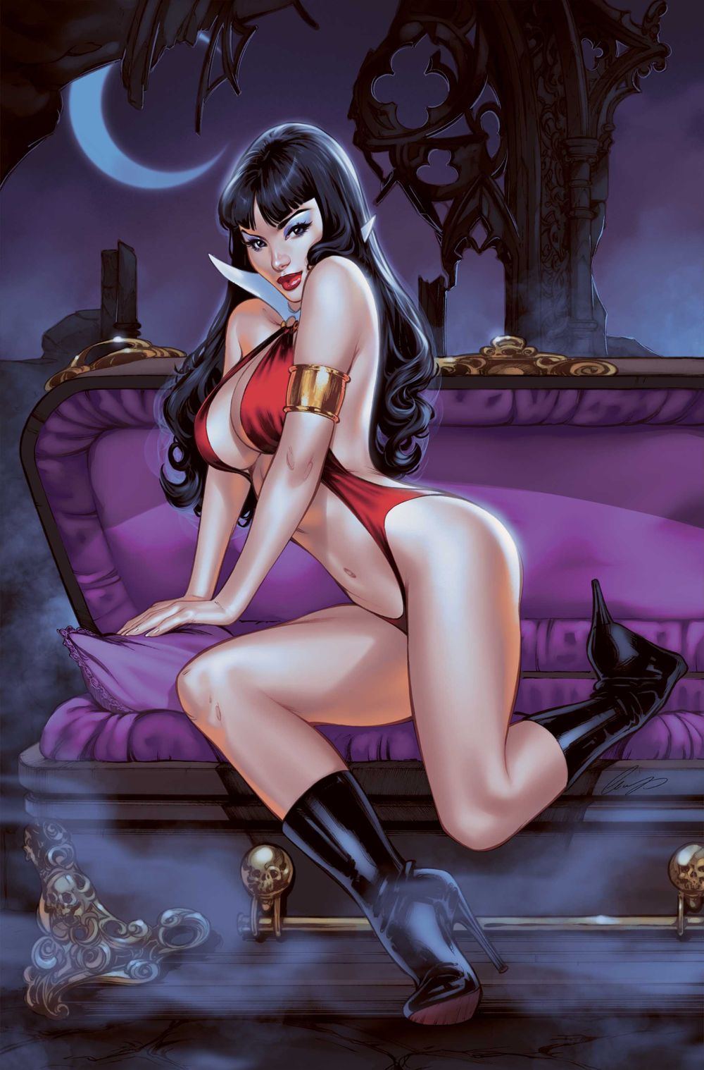 Vampirella Volume 7 #11 (Cover H Elias Chatzoudis Full Art Variant)