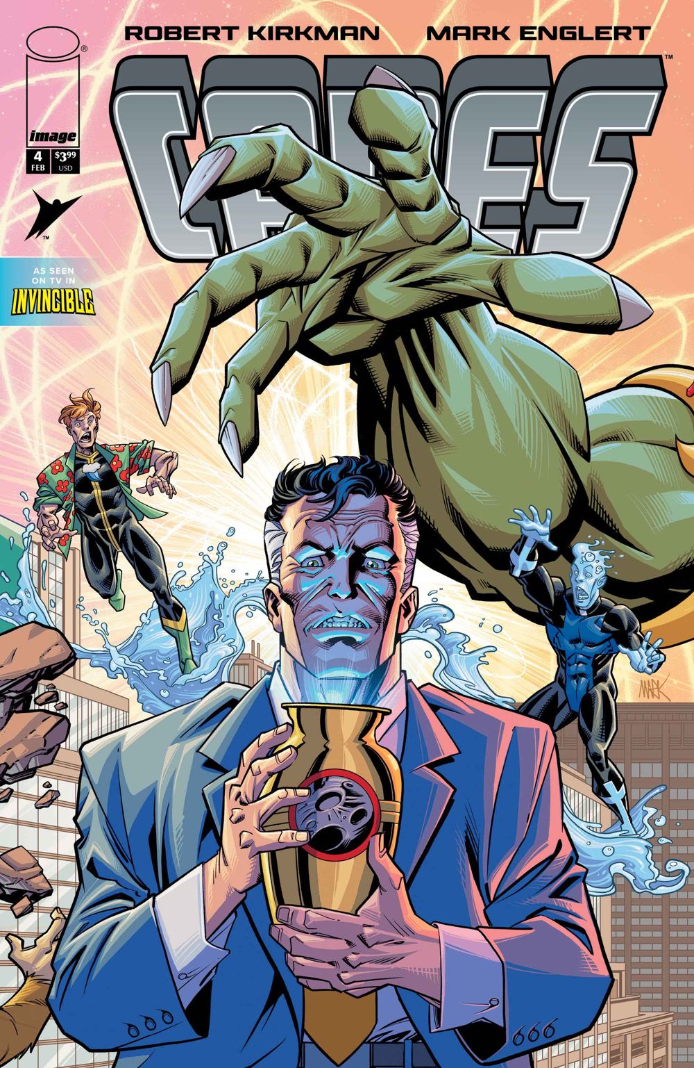 Capes #4 (Cover B Mark Englert)(Invincible Universe)