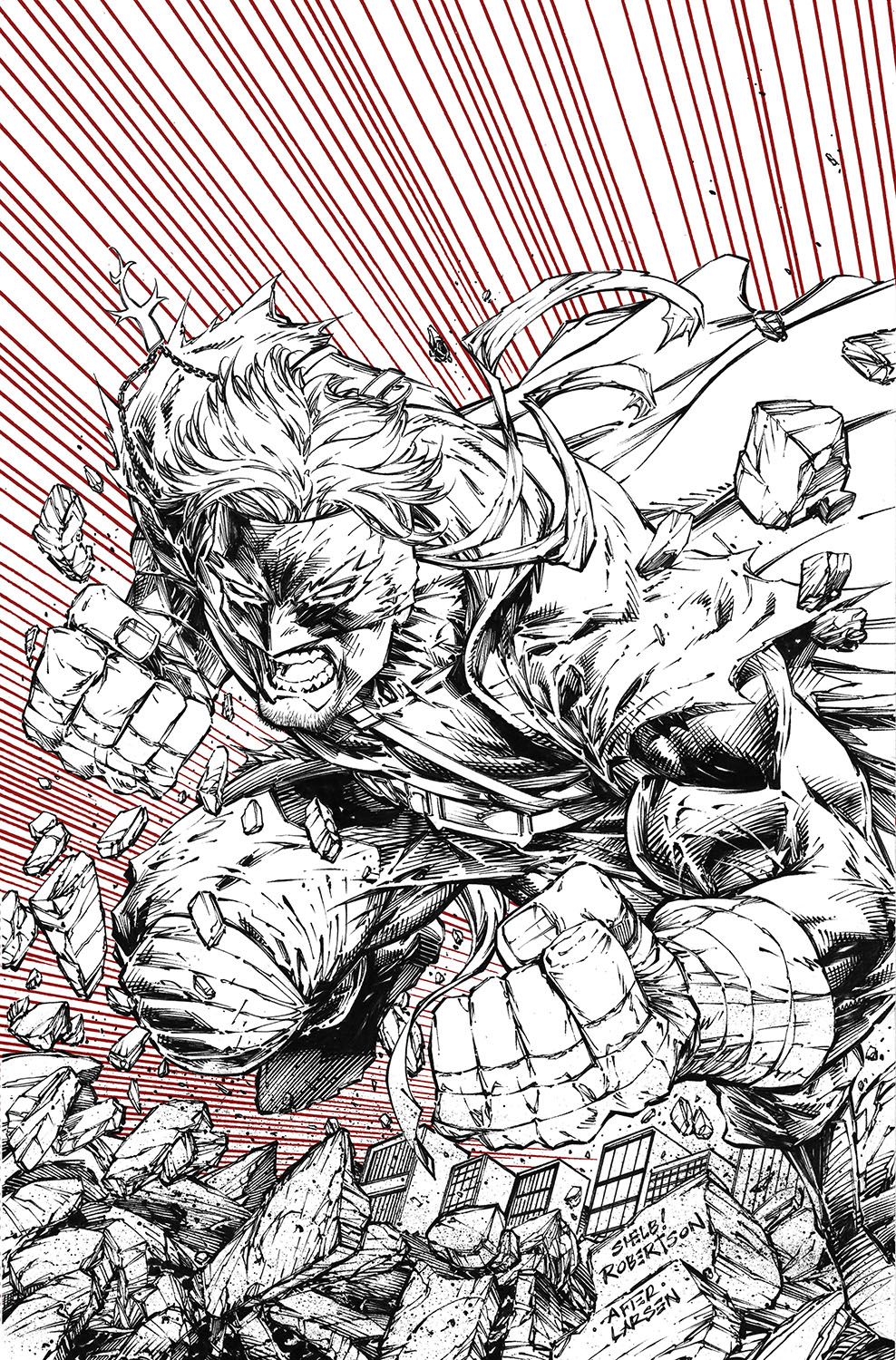 Final Boss #4 (Cover E Shelby Robertson Black & White Variant)