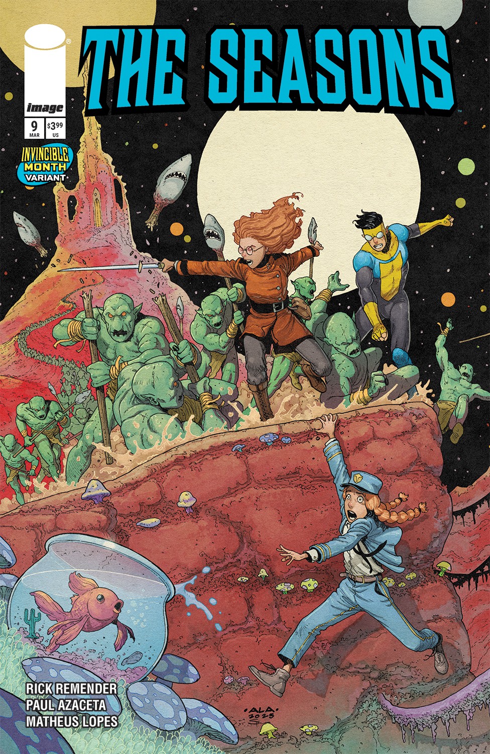 Seasons #9 (Cover C Andre Lima Araujo & Mike Spicer Invincible Team-Up Variant)