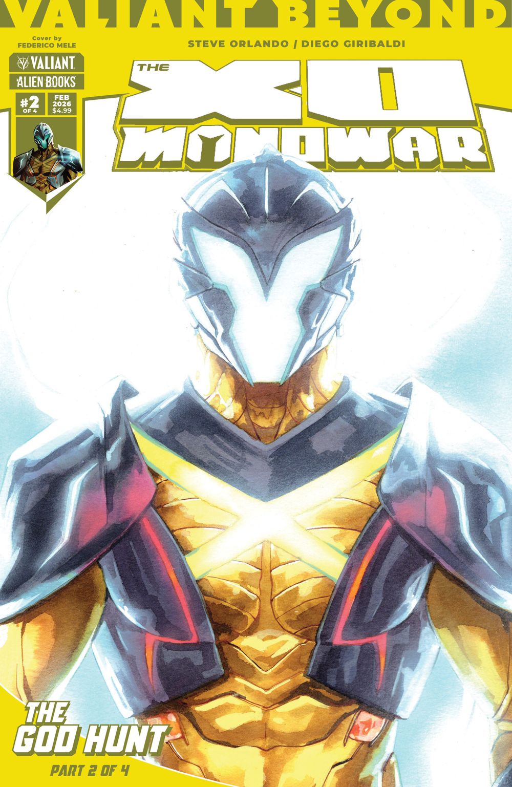 Valiant Beyond The X-O Manowar #6 (The God Hunt #2)(Cover B Federico Mele)
