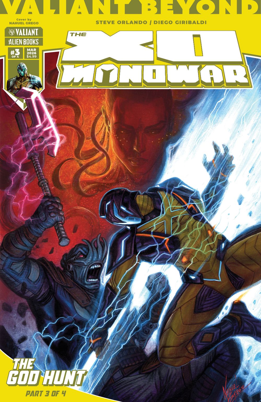 Valiant Beyond The X-O Manowar #7 (The God Hunt #3)(Cover A Colm Griffin)
