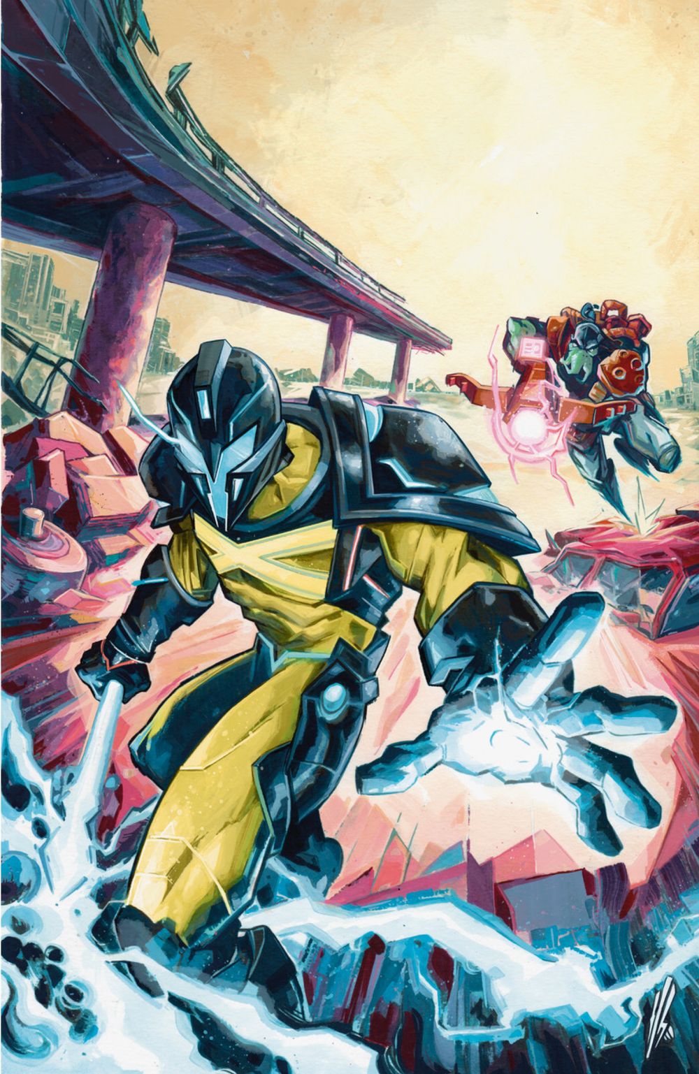 Valiant Beyond The X-O Manowar #7 (The God Hunt #3)(Cover D Alberto Locatelli Full Art Variant)