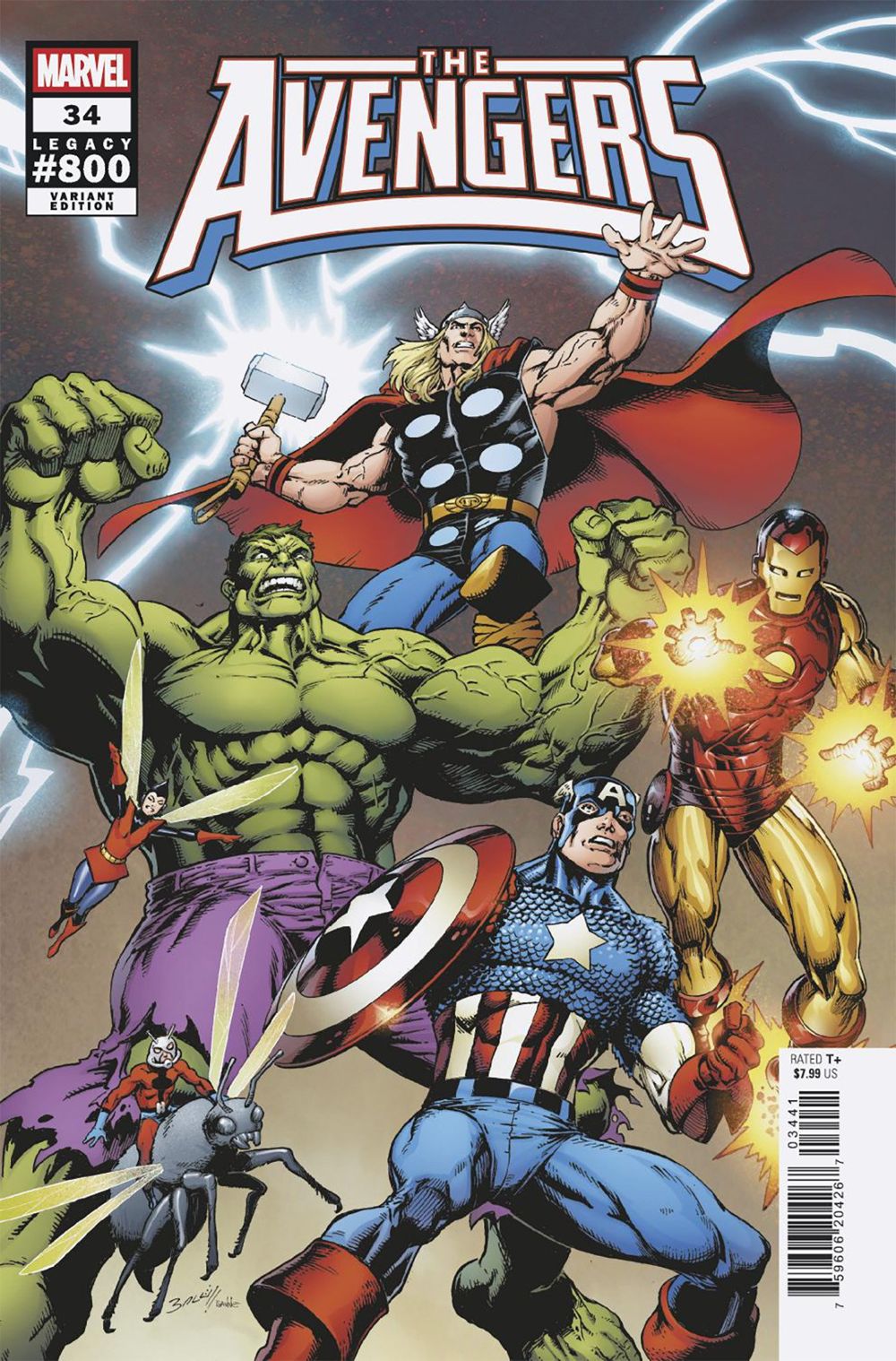 Avengers #34 (Cover D Mark Bagley Spoiler Variant)