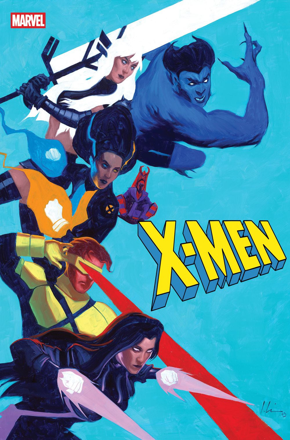 X-Men #23 (Cover D Jeremy Wilson 2-Part Connecting Foil Variant)
