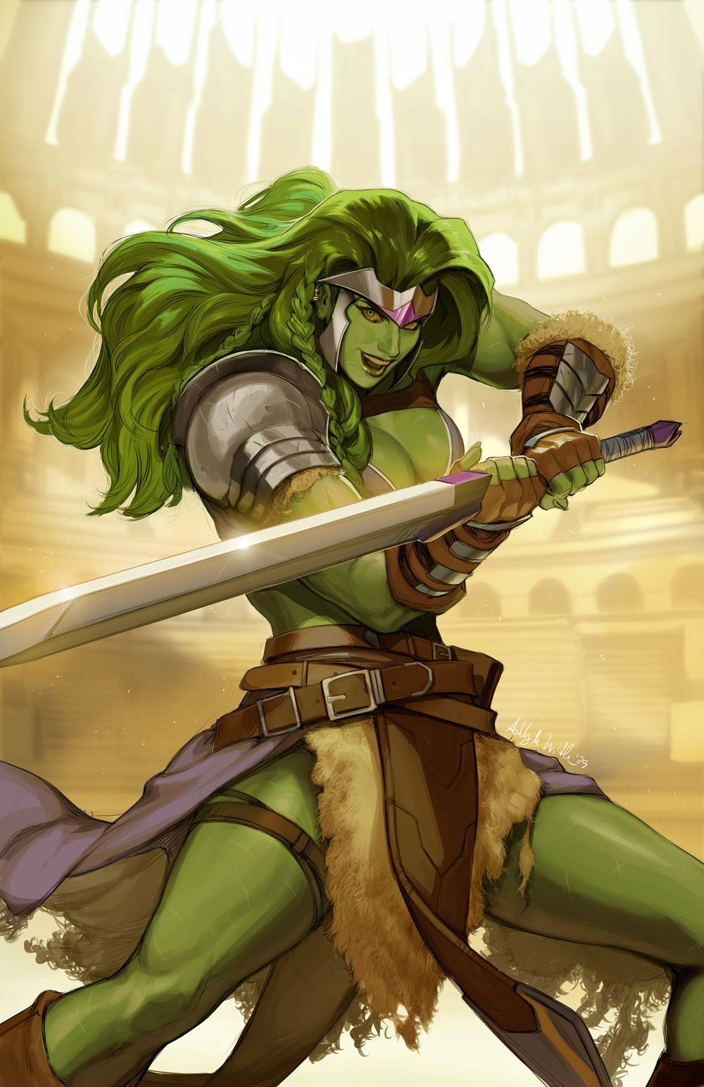 Planet She-Hulk #5 (Cover D Ashley Witter She-Hulk Full Art Variant)