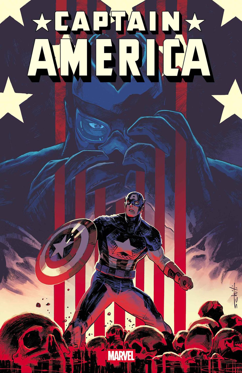 Captain America #8 (Cover A Valerio Schiti)
