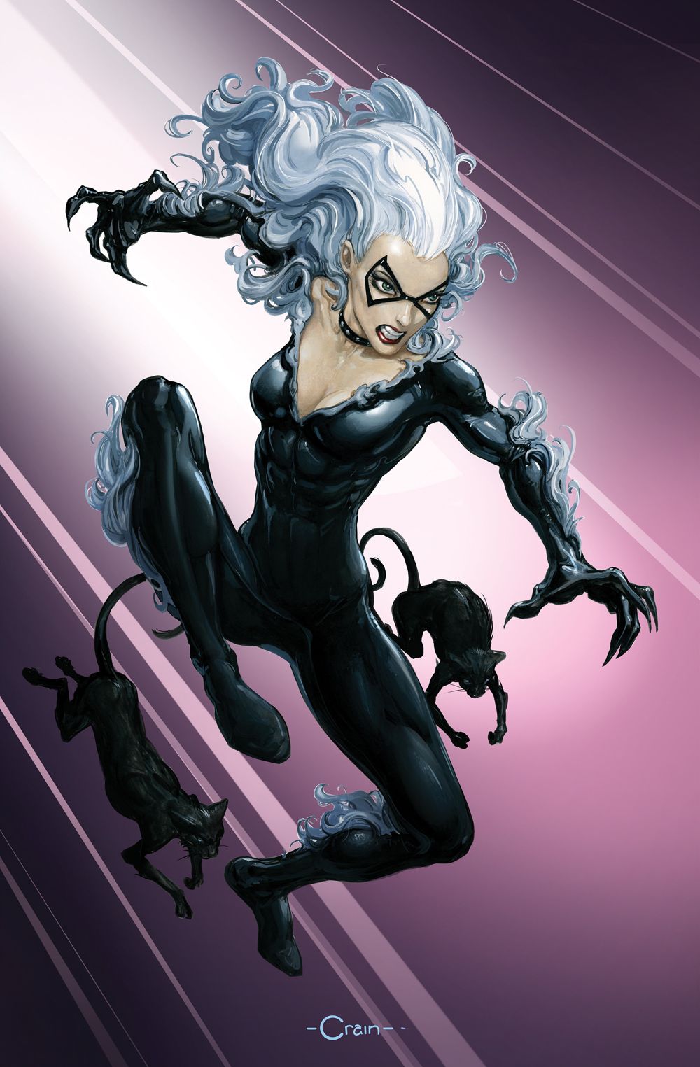 Black Cat #6 (Cover E Clayton Crain Full Art Variant)