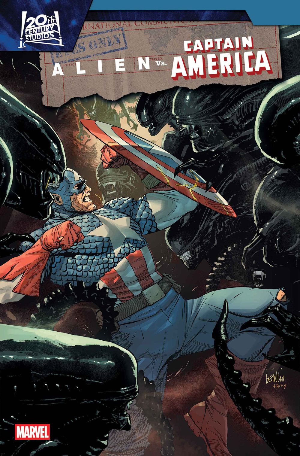 Alien Vs. Captain America #1 (Of 4)(Cover A Leinil Francis Yu)