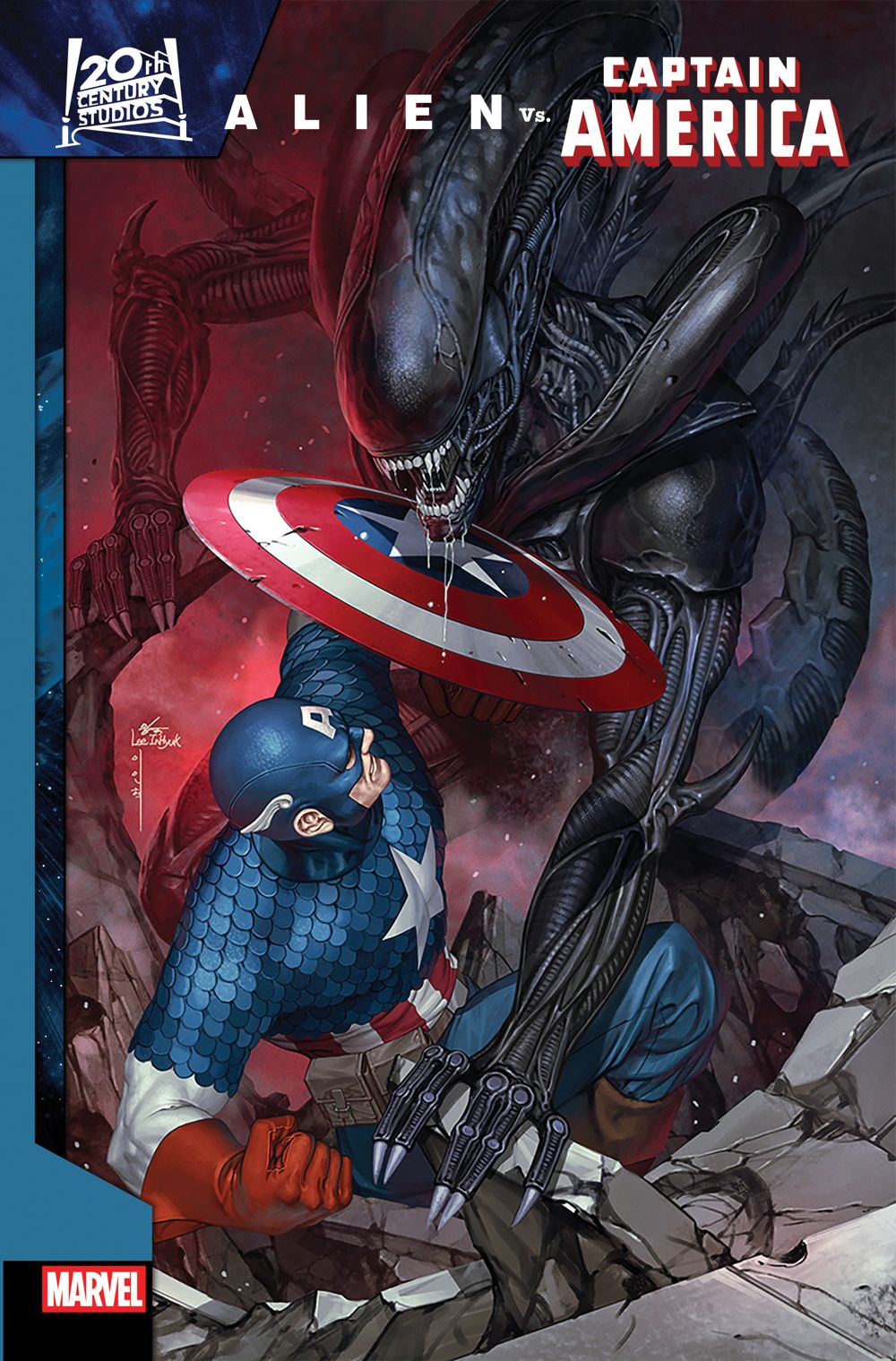 Alien Vs. Captain America #1 (Of 4)(Cover C InHyuk Lee)