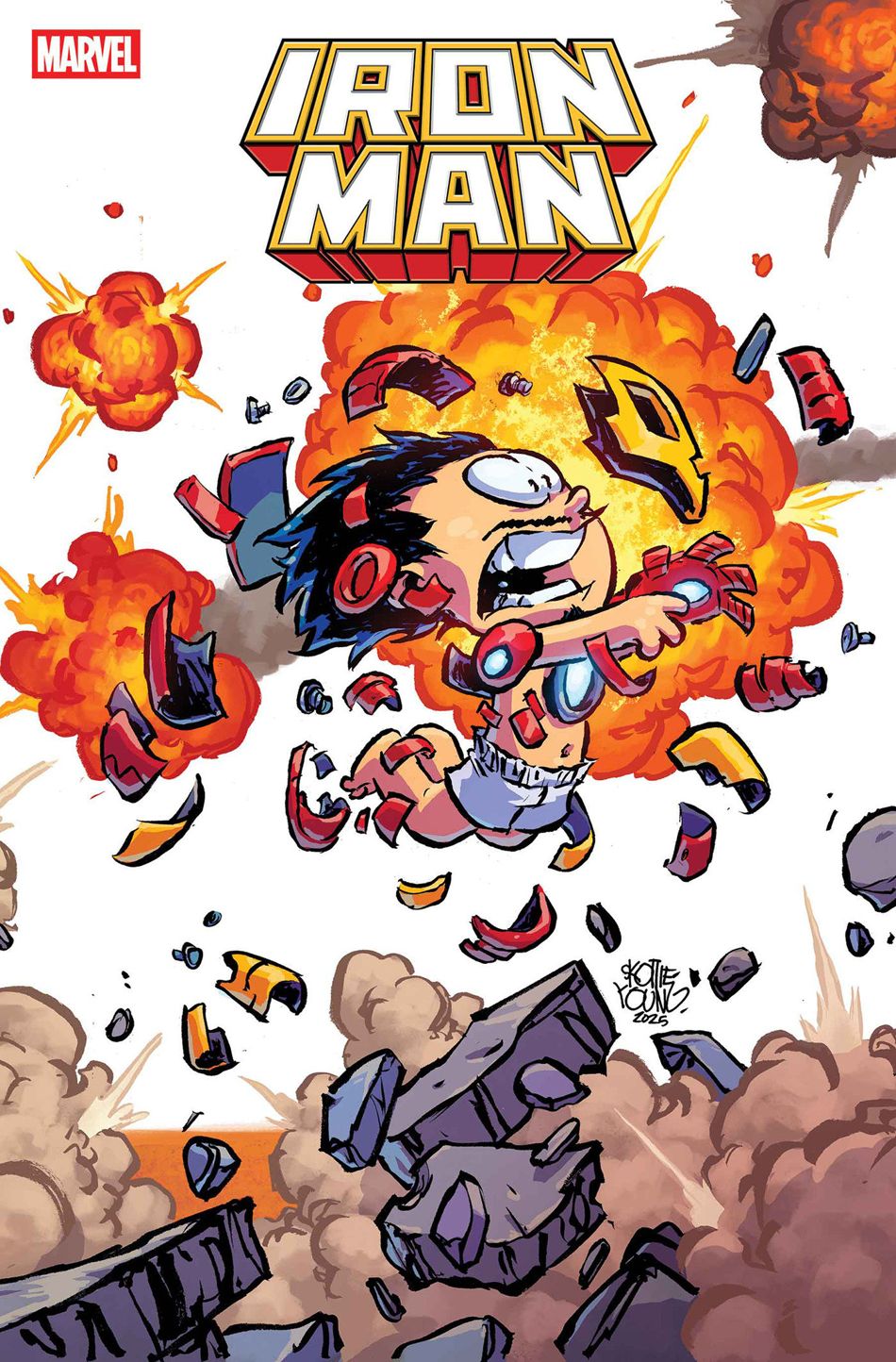 Iron Man #4 (Cover B Skottie Young 4-Part Connecting Variant)