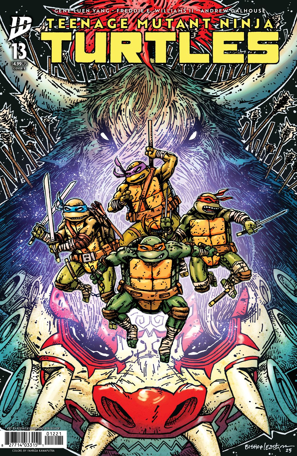 Teenage Mutant Ninja Turtles (2024) #13 (Cover B Kevin Eastman & Ben Bishop)