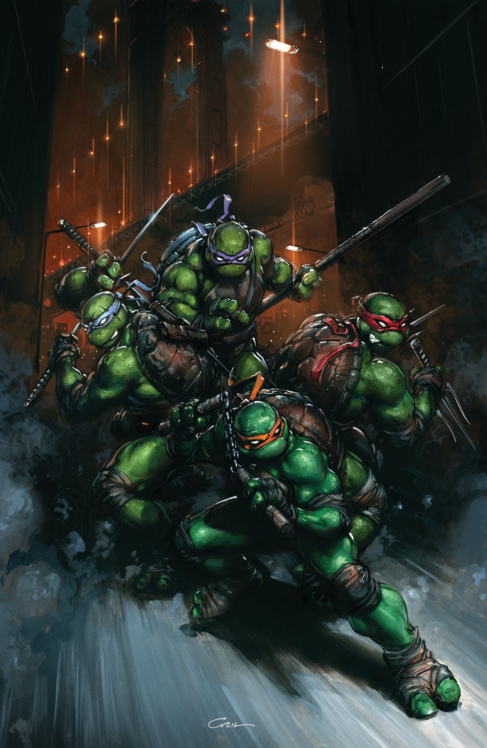 Teenage Mutant Ninja Turtles (2024) #13 (Cover H Clayton Crain Full Art Variant)