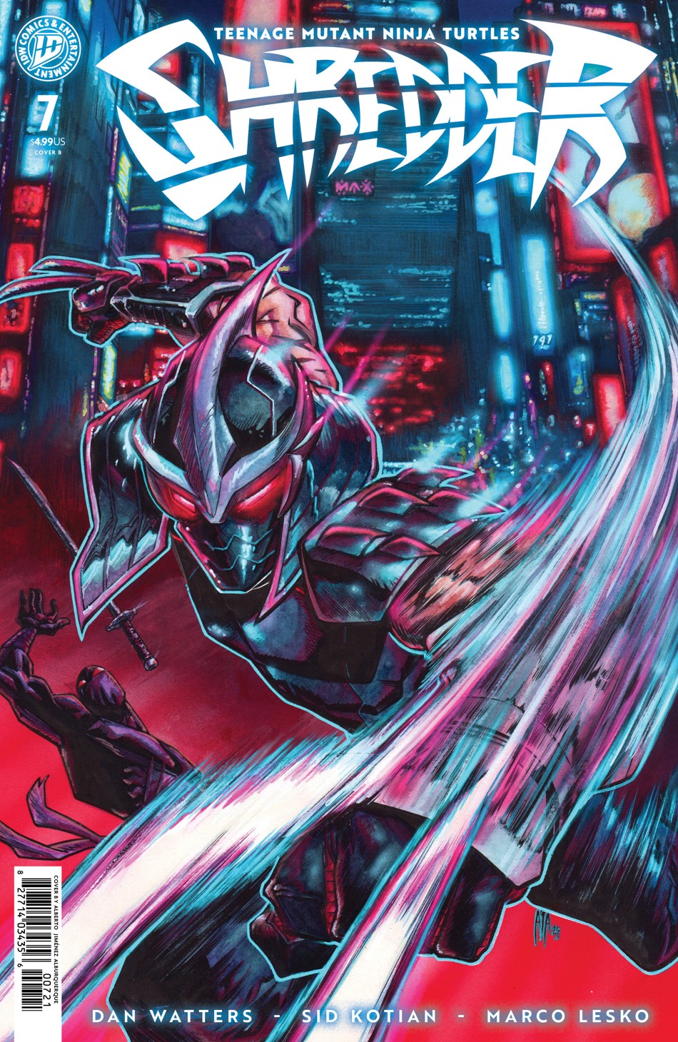 Teenage Mutant Ninja Turtles Shredder #7 (Cover B Alberto Jimenez Alburquerque)