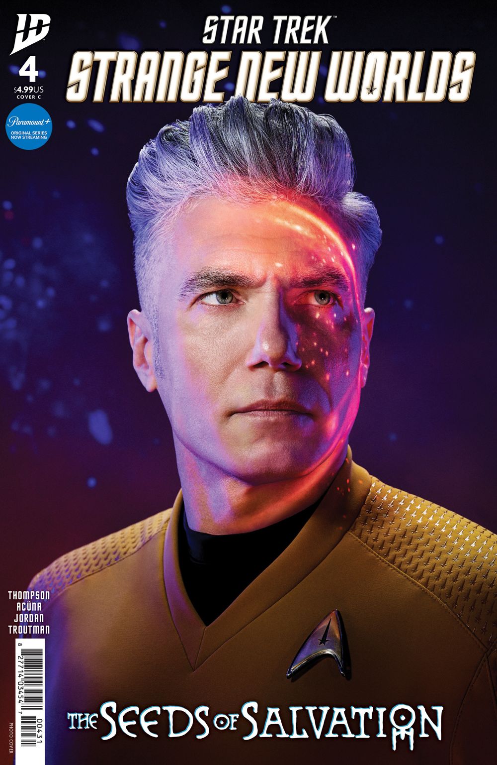 Star Trek Strange New Worlds The Seeds Of Salvation #4 (Cover C Photo Variant)