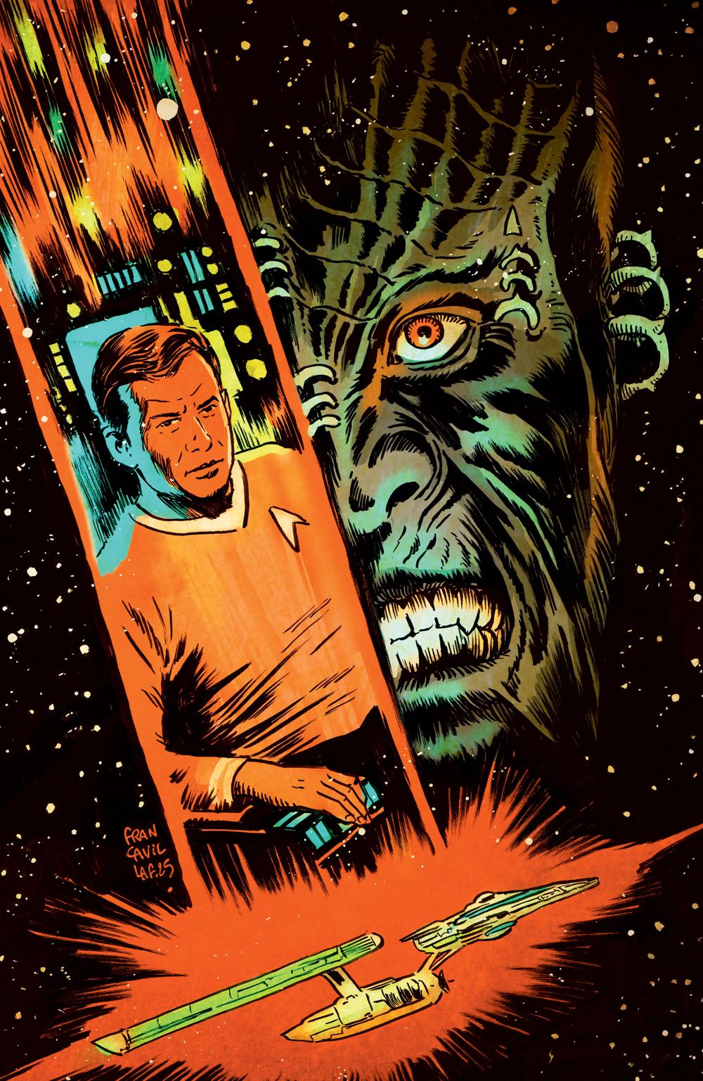 Star Trek The Last Starship #3 (Cover C Francesco Francavilla Full Art Variant)