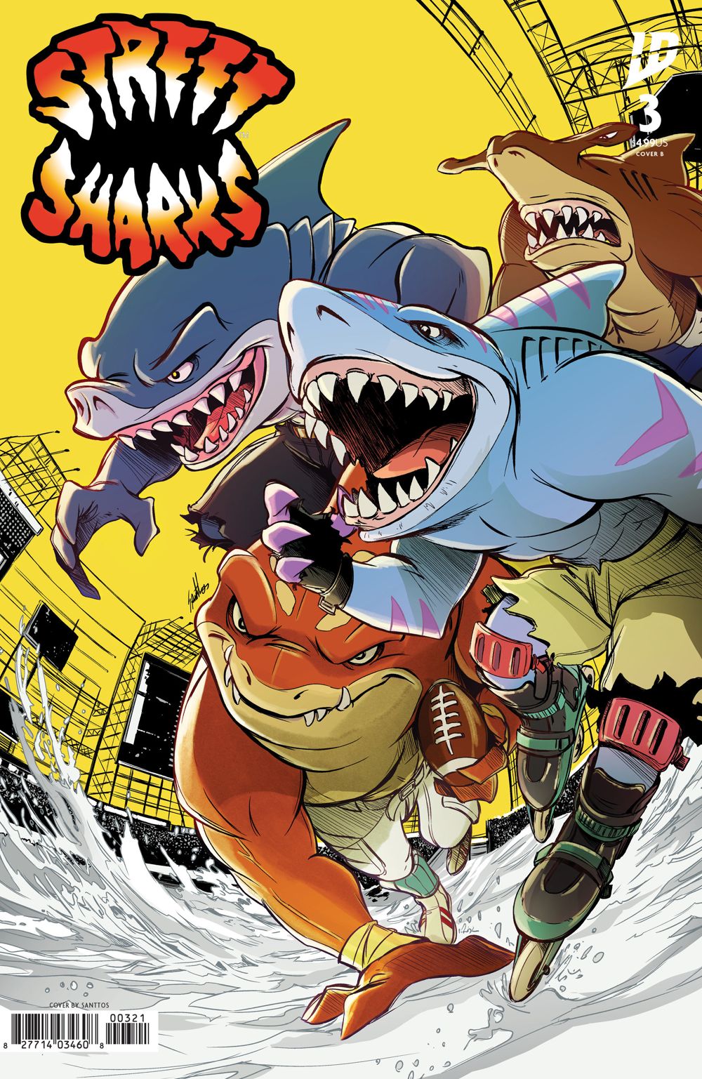 Street Sharks #3 (Cover B Santtos)