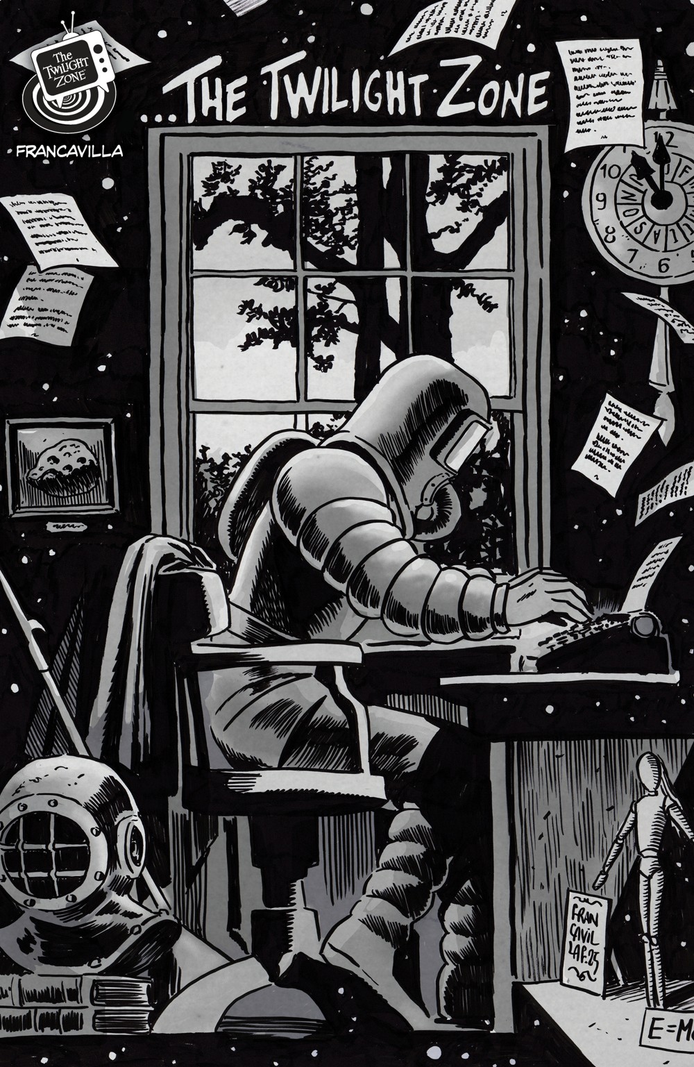 Twilight Zone #5 (Cover B Francesco Francavilla Connecting Variant)