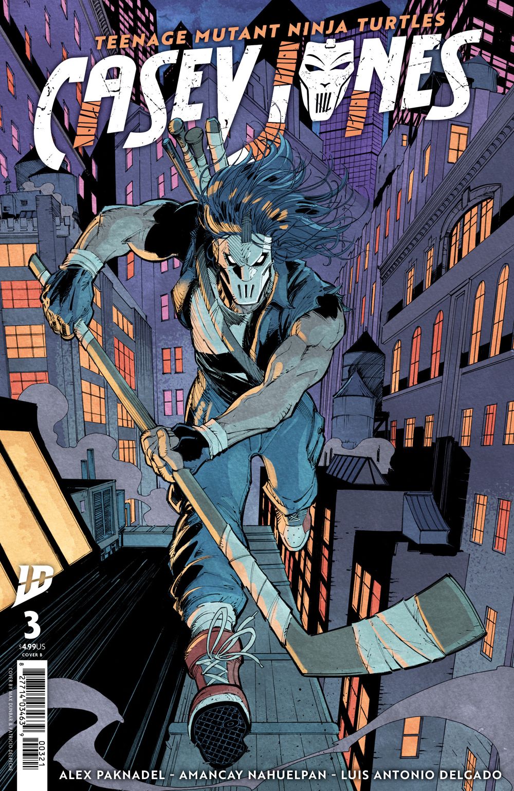 Teenage Mutant Ninja Turtles Casey Jones #3 (Cover B Max Dunbar)