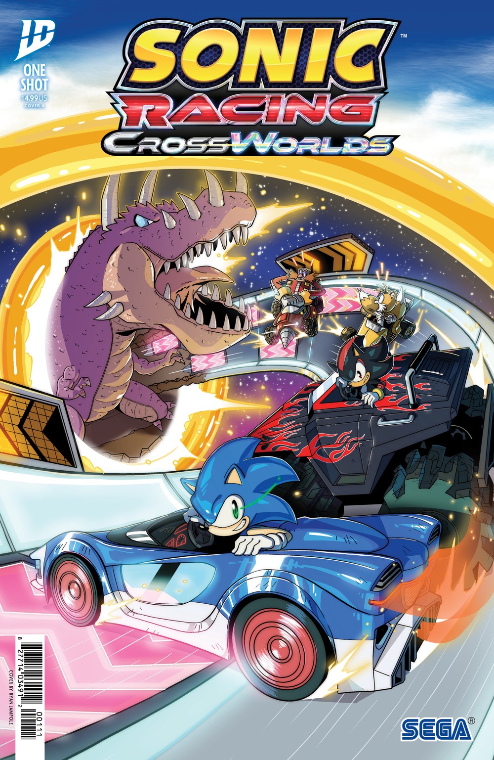 Sonic The Hedgehog Sonic Racing CrossWorlds #1 (One Shot)(Cover A Ryan Jampole)