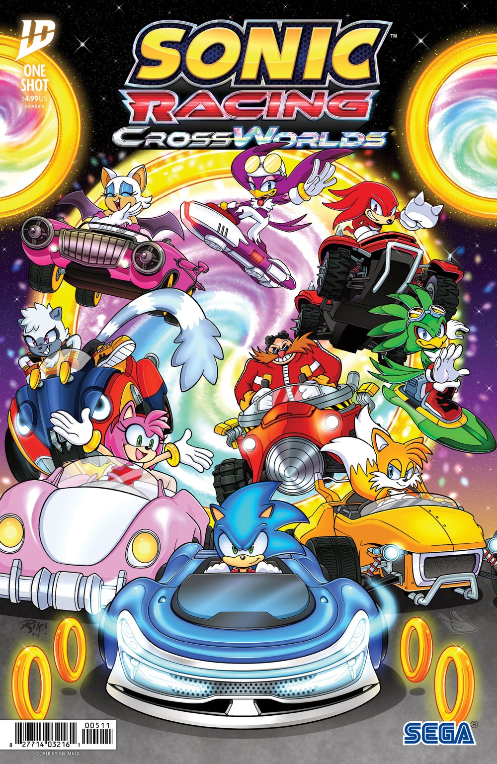 Sonic The Hedgehog Sonic Racing CrossWorlds #1 (One Shot)(Cover B Rik Mack)