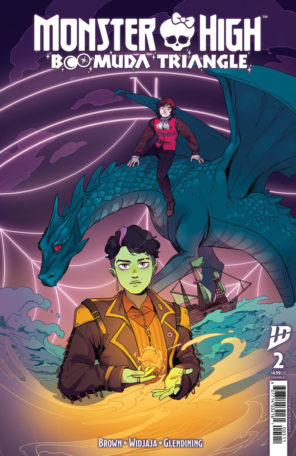 Monster High Boomuda Triangle #2 (Cover B Felia Hanakata Connecting Variant)