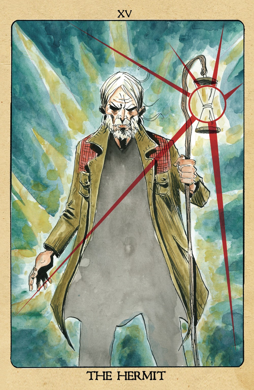 Minor Arcana #15 (Cover C Jeff Lemire Tarot Card Full Art Variant)