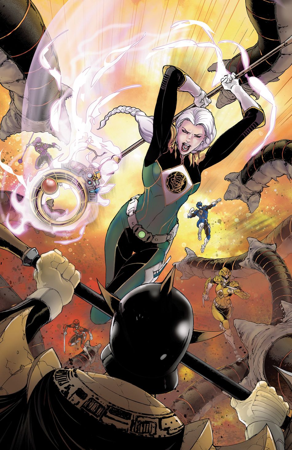 Power Rangers Prime #16 (Cover G Andrew Griffith Full Art Variant)