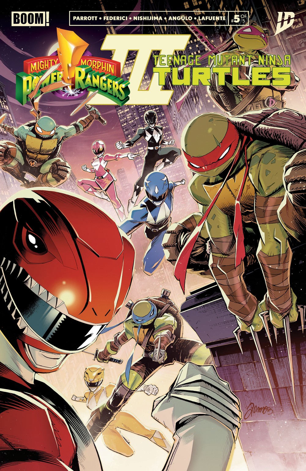 Mighty Morphin Power Rangers/Teenage Mutant Ninja Turtles III #5 (Cover A Alessio Zonno)