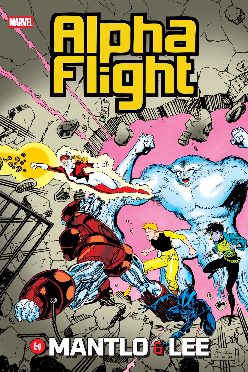 Alpha Flight By Mantlo And Lee Omnibus HC (Cover A Jim Lee Book Market Variant)