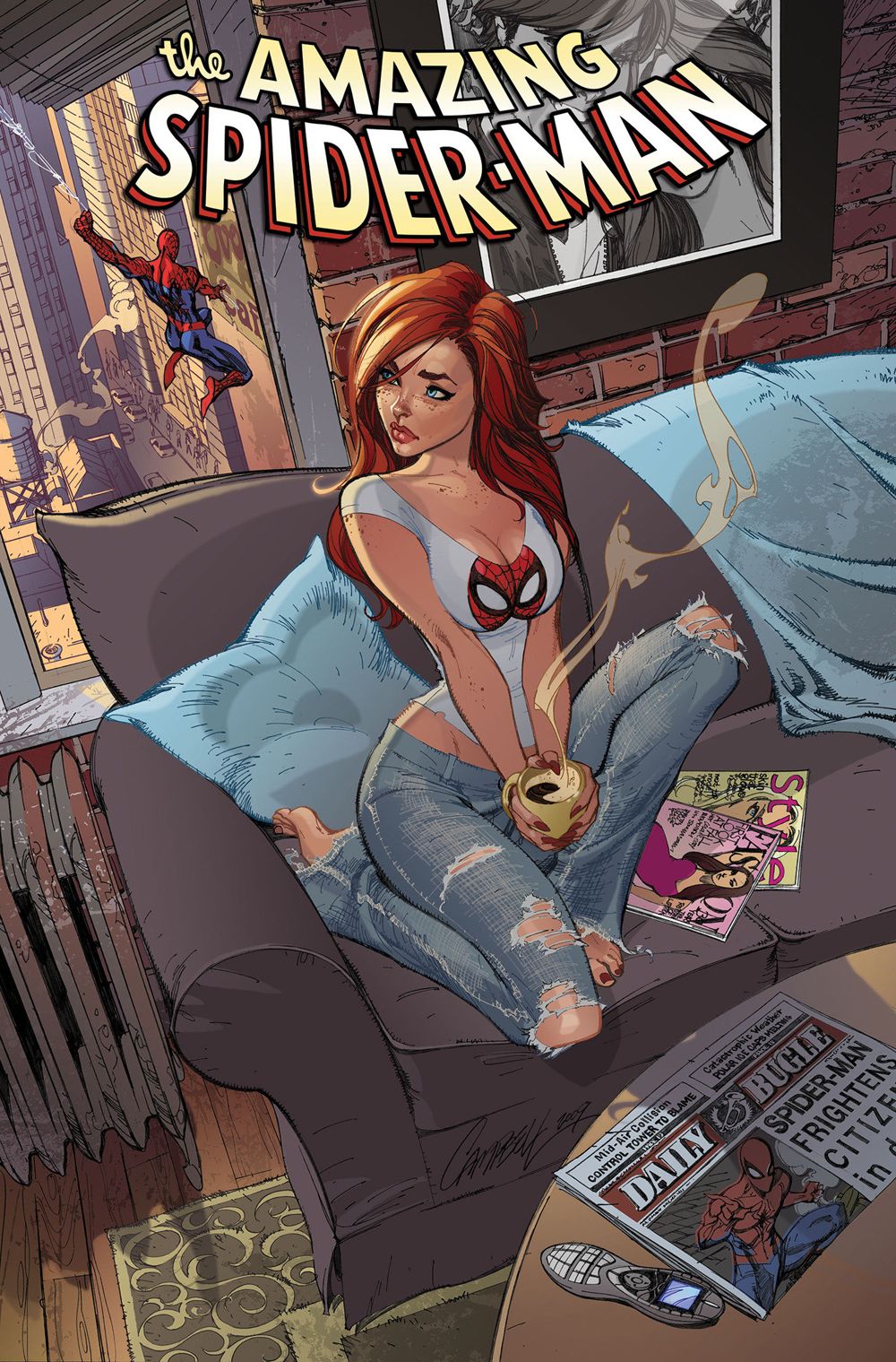 Spider-Man Brand New Day Omnibus Volume 2 HC (Cover B J. Scott Campbell Direct Market Variant)